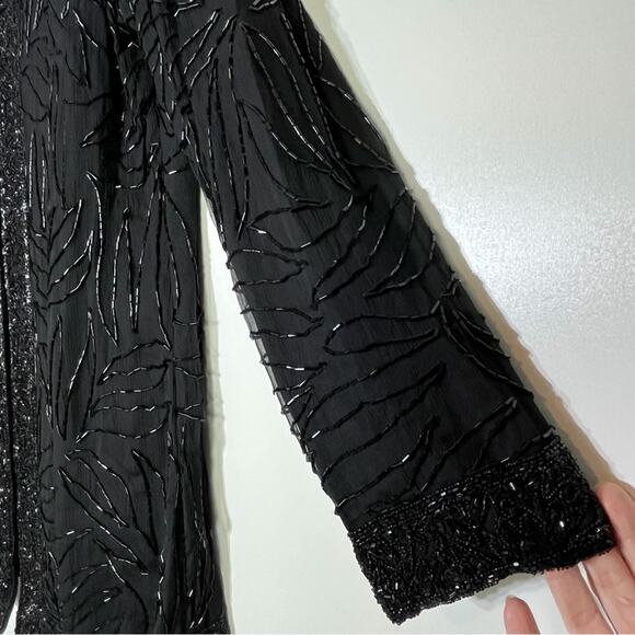 Vintage Brilliante by J.A. Silk Beaded Jacket Deadstock Size Medium - Picture 5 of 7
